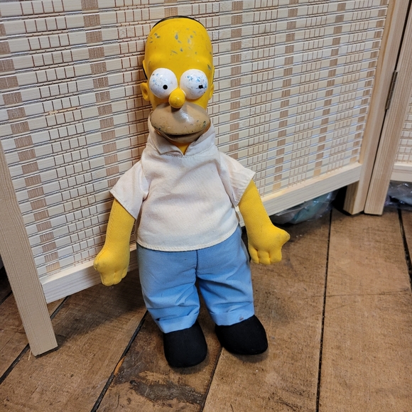 Vintage Homer Simpson Doll - Picture 1 of 9